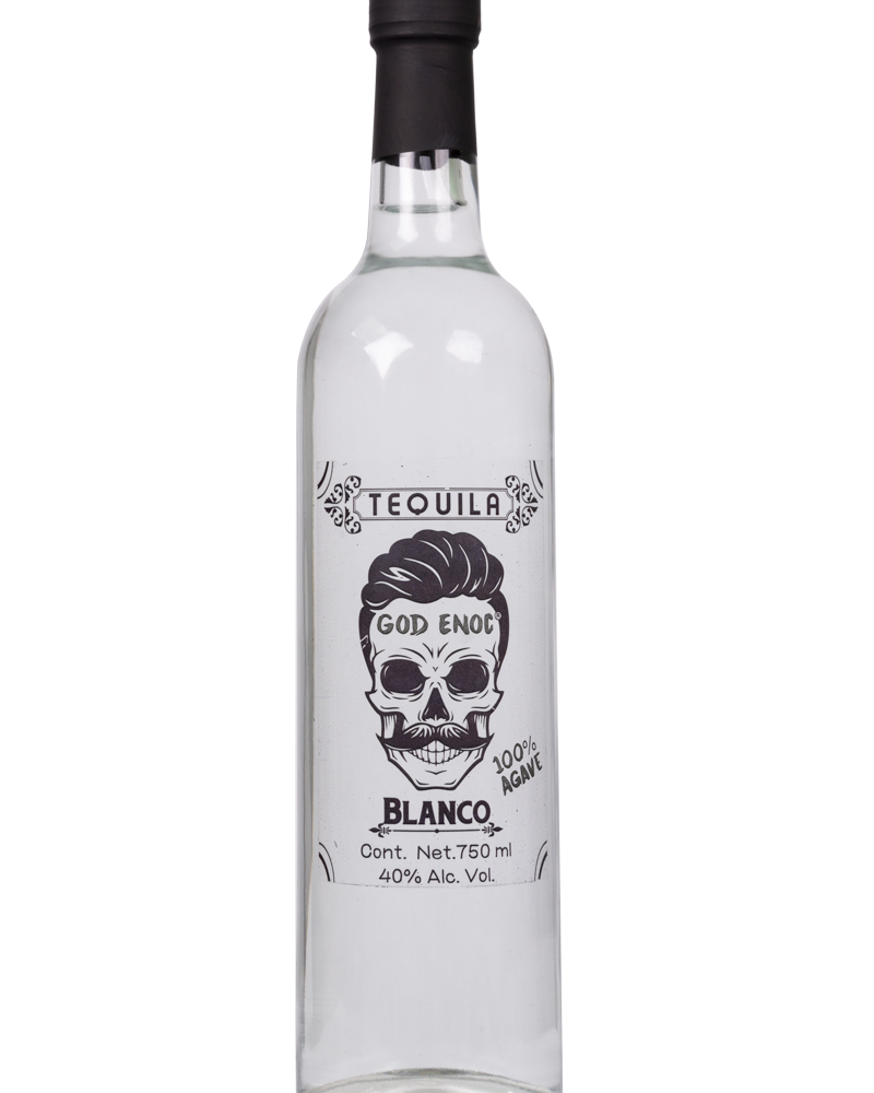 Tequila God Enoc Blanco Etiqueta Bigote