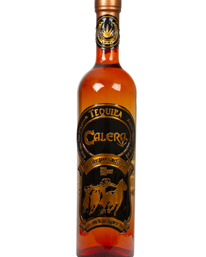 Tequila Calera (Etiqueta metálica con caballos) Reposado