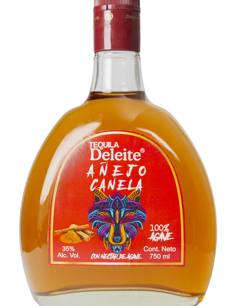 Tequila Deleite Añejo Canela Con Néctar de Agave