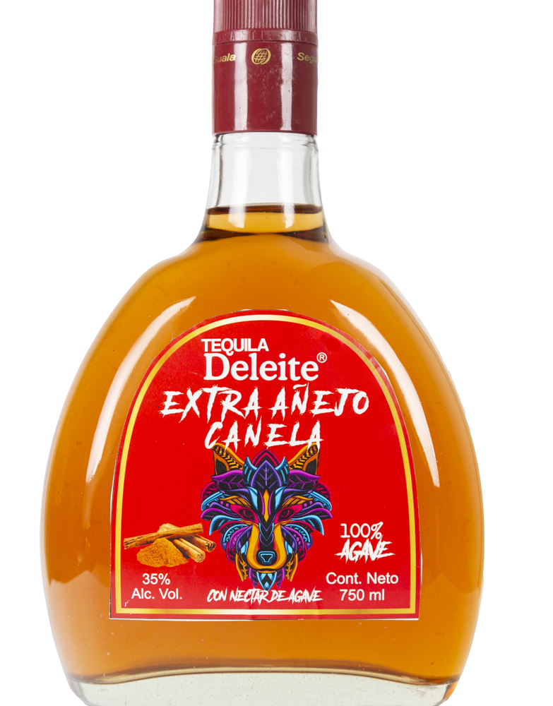 Tequila Deleite Extra Añejo Canela Con Néctar de Agave