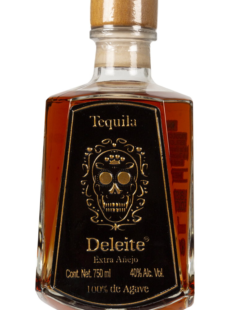 Tequila Deleite Repujado Extra Añejo