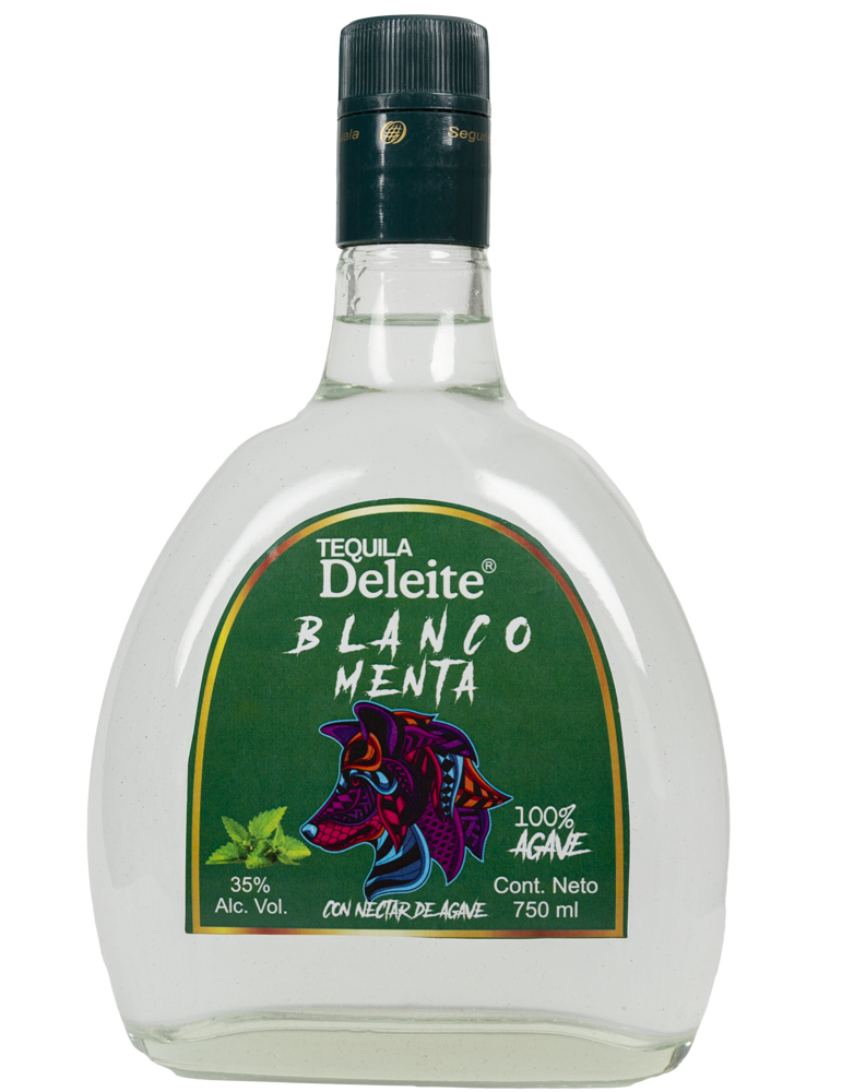 Tequila Deleite Blanco Menta con Néctar de Agave