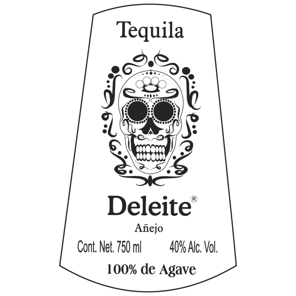 Tequila Deleite Repujado Añejo