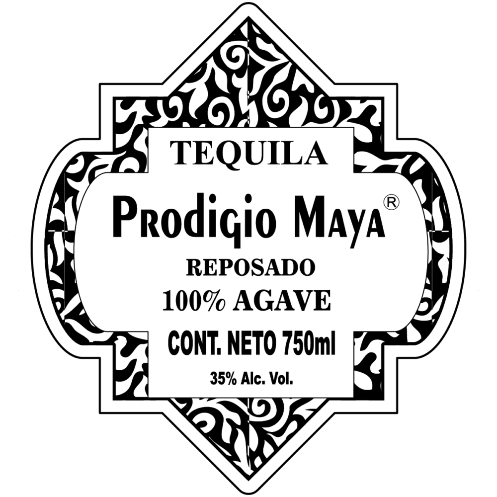 Tequila Prodigio Maya Repujado Reposado